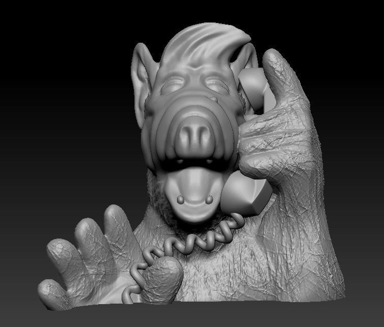 Alf bust - Gordon Shumway 3D print model_2