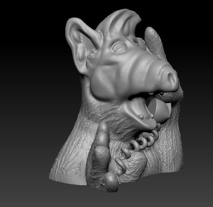 Alf bust - Gordon Shumway 3D print model_15