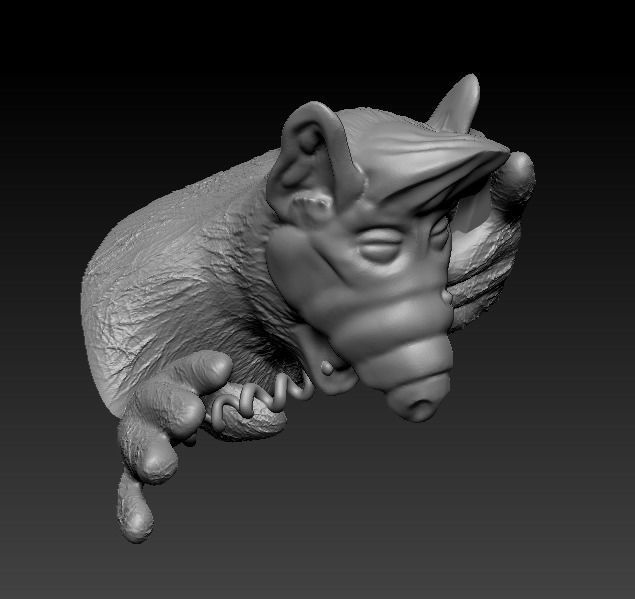 Alf bust - Gordon Shumway 3D print model_17
