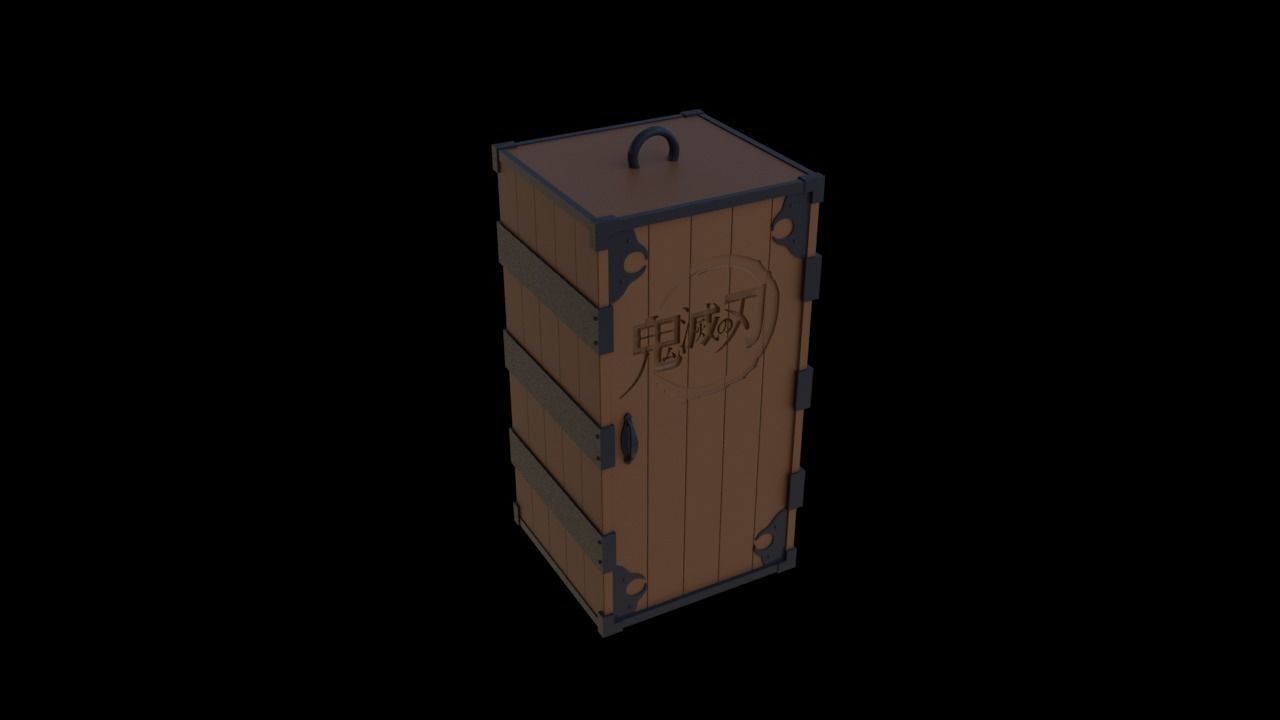 Nezuko Box  3D print model_1