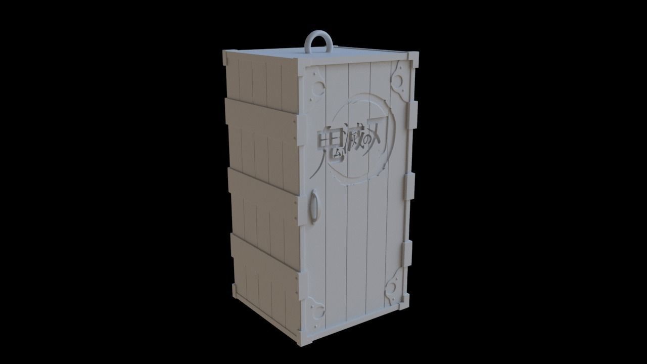 Nezuko Box  3D print model_14
