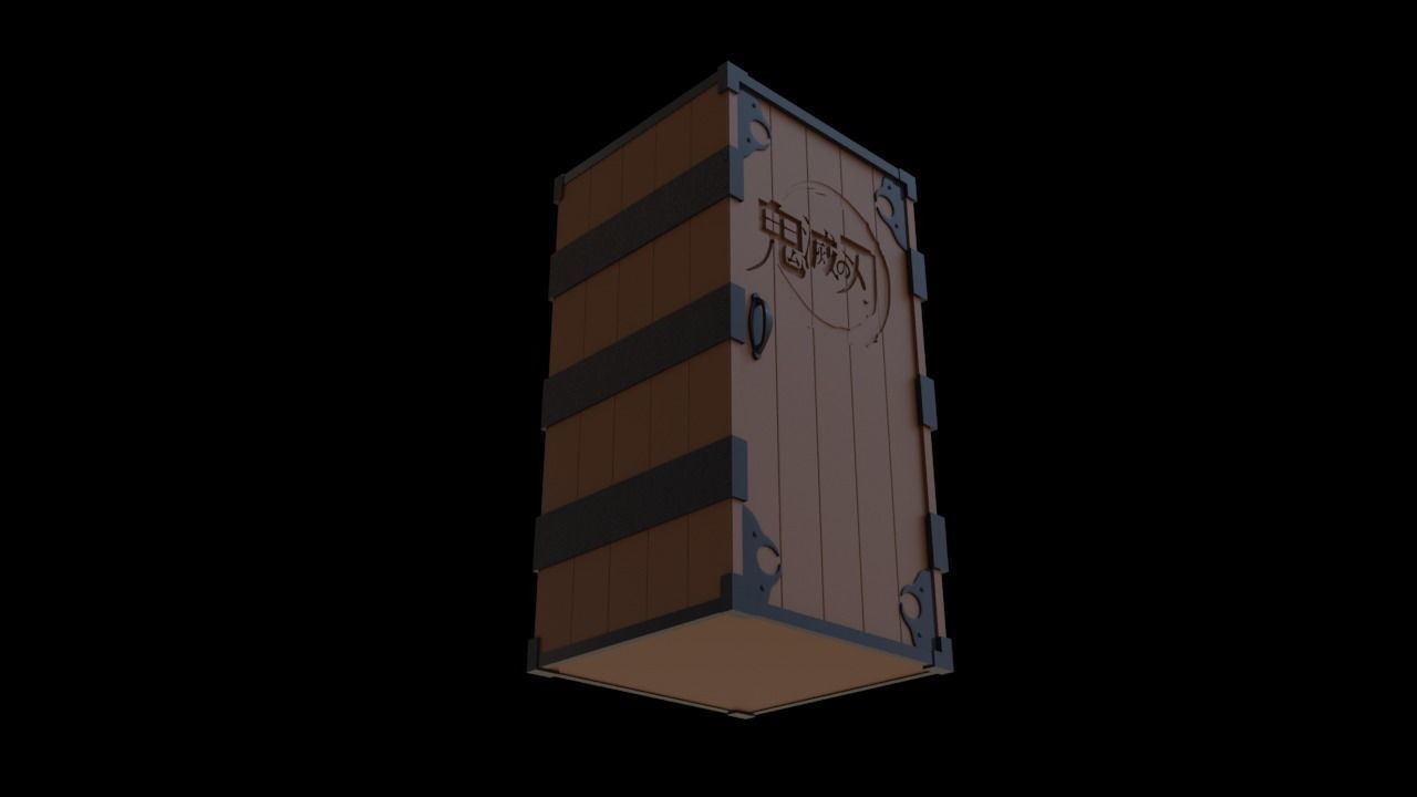 Nezuko Box  3D print model_9