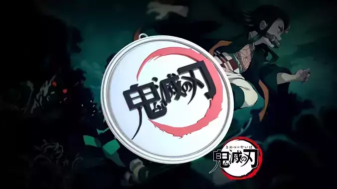 Necklace Kimetsu No Yaiba Logo