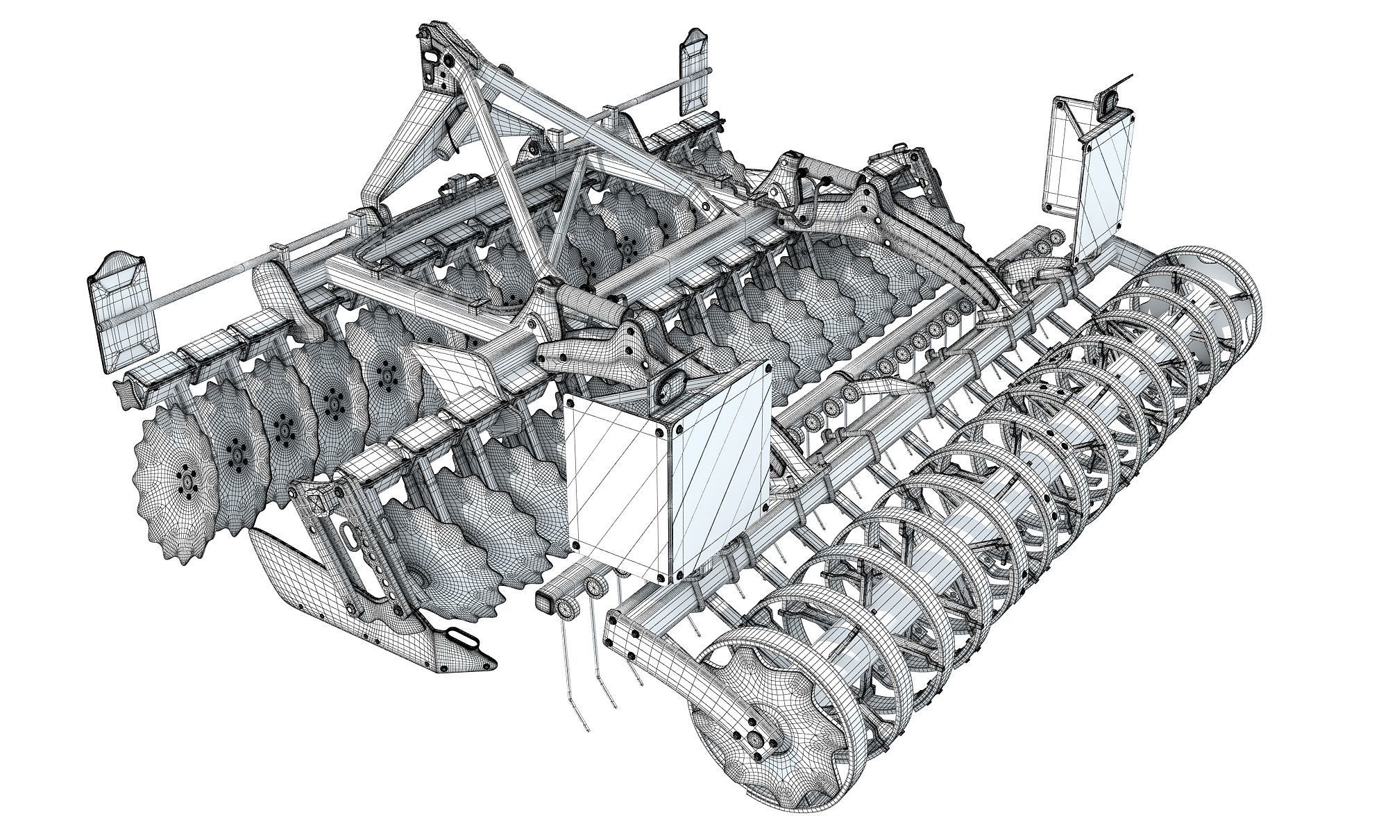 Compact Disc Harrow 3D model_14