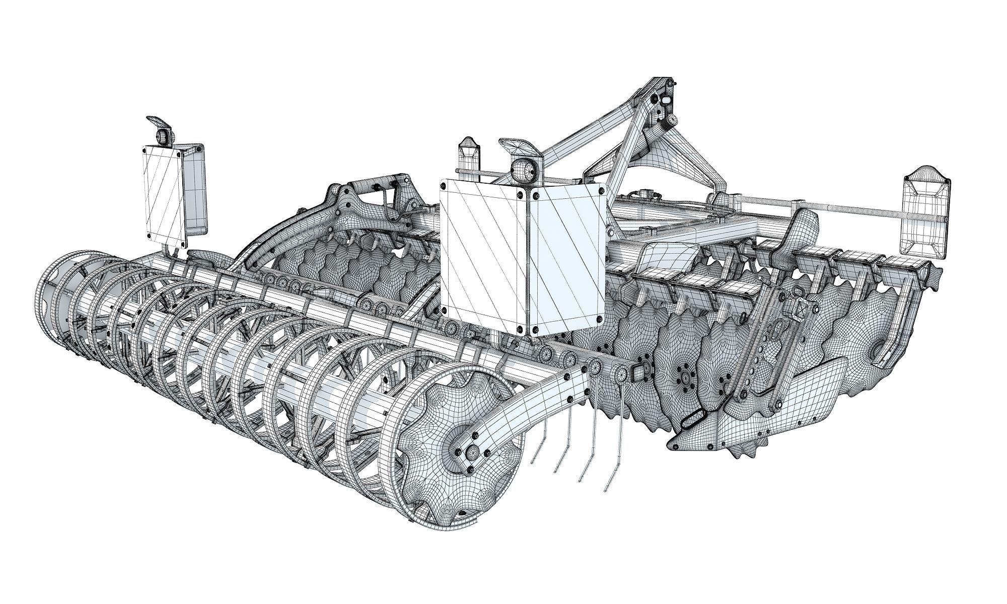 Compact Disc Harrow 3D model_15