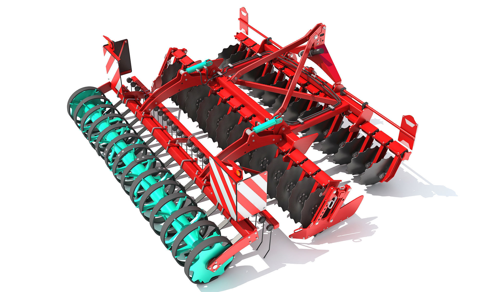 Compact Disc Harrow 3D model_3