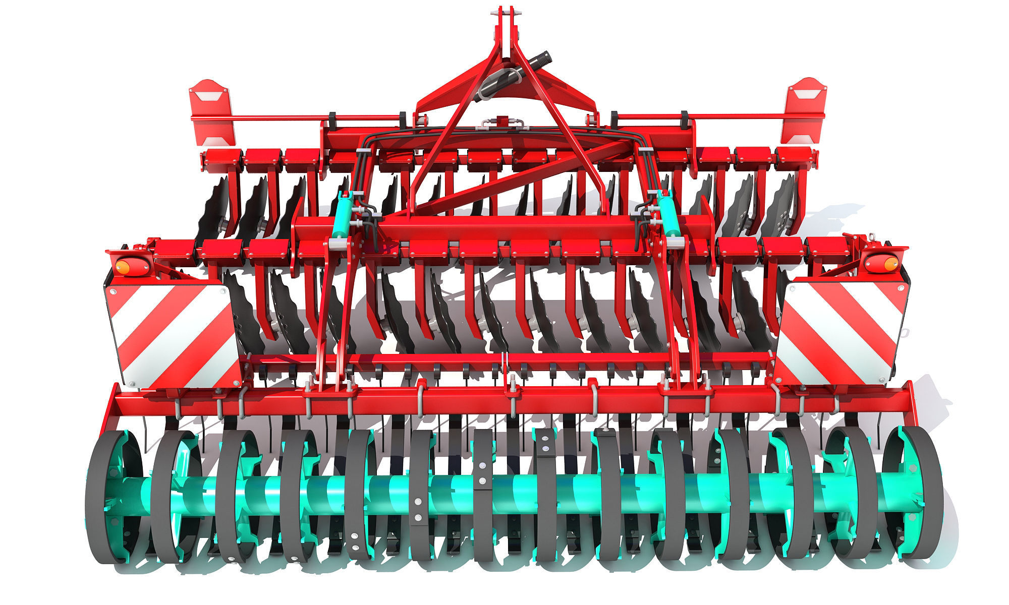 Compact Disc Harrow 3D model_2
