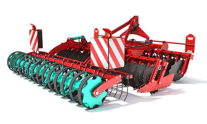 Compact Disc Harrow 3D model