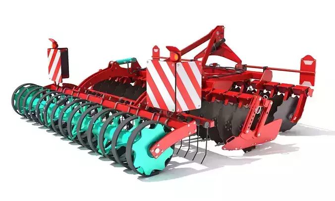 Compact Disc Harrow 3D model
