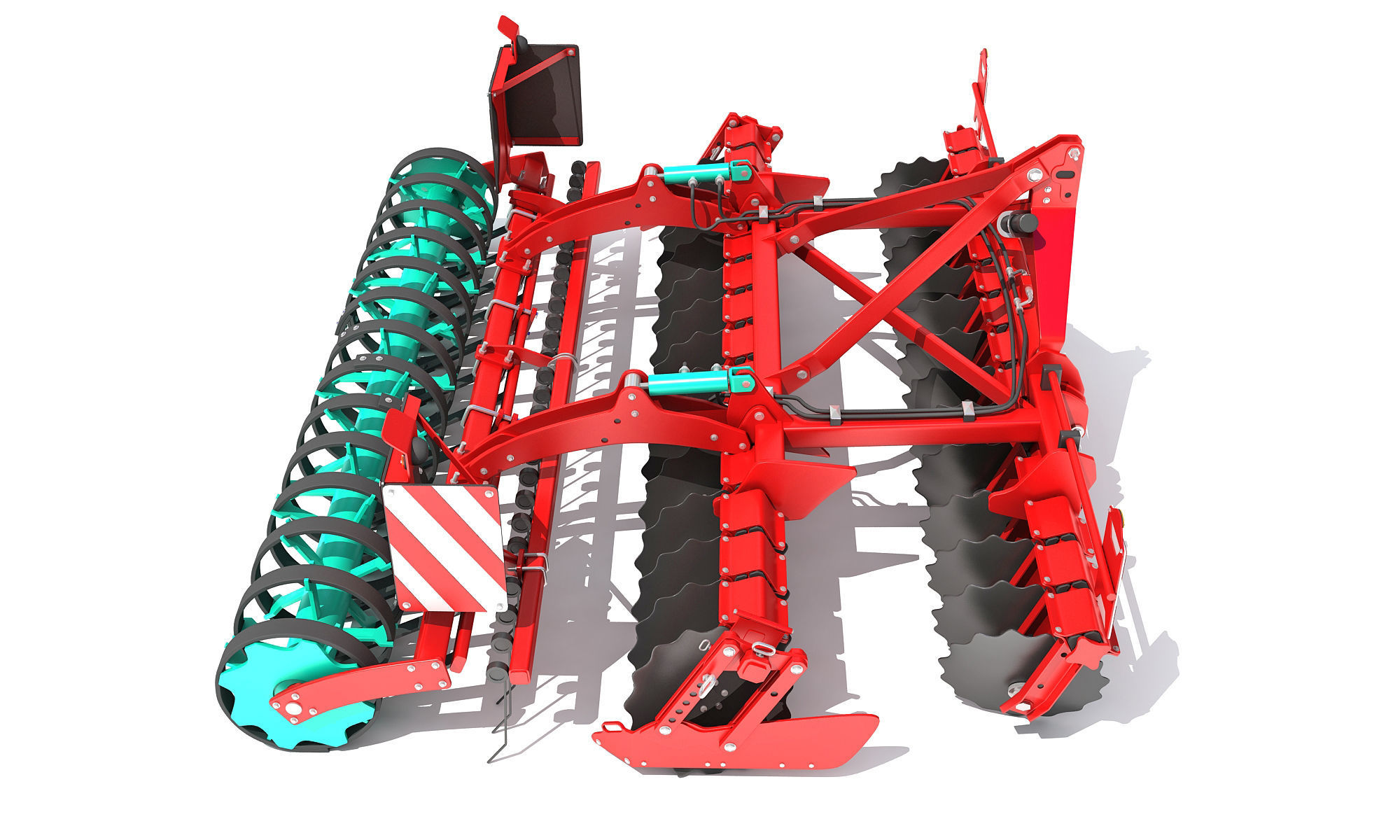 Compact Disc Harrow 3D model_4