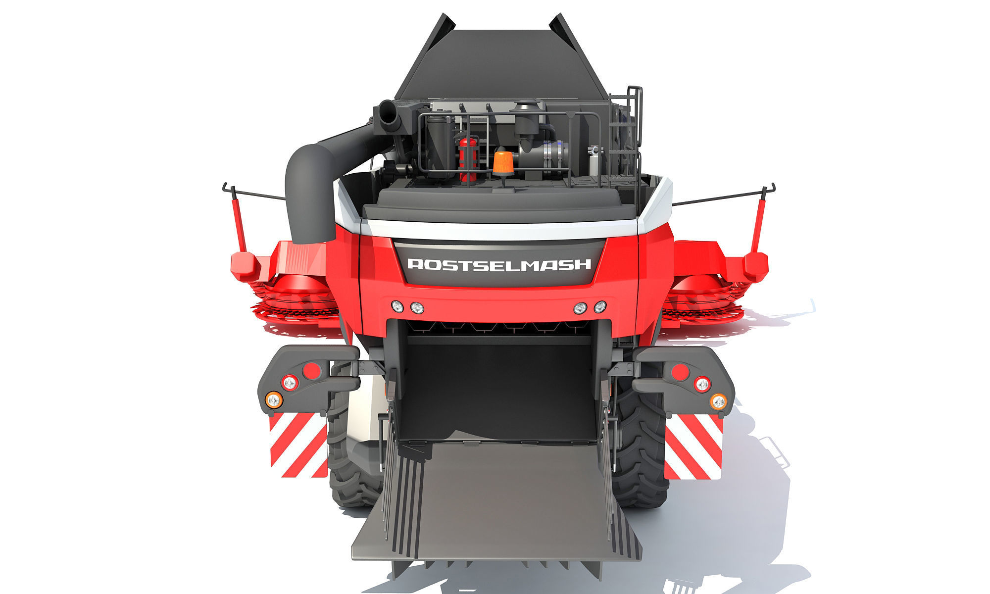 Forage Harvester Combine Rostselmash 3D model_5