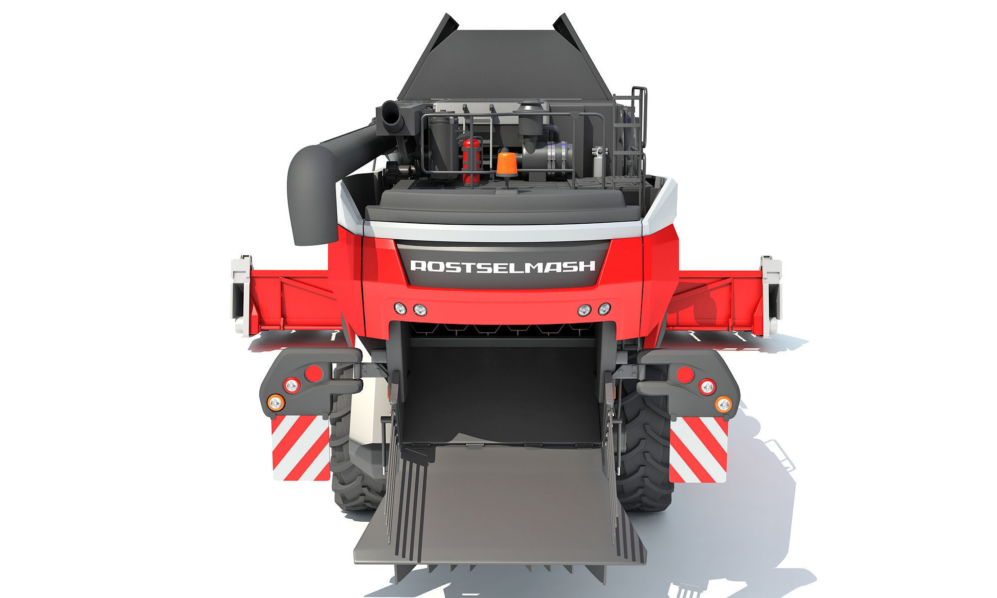 Rostselmash Corn Head Combine Harvester 3D model_5