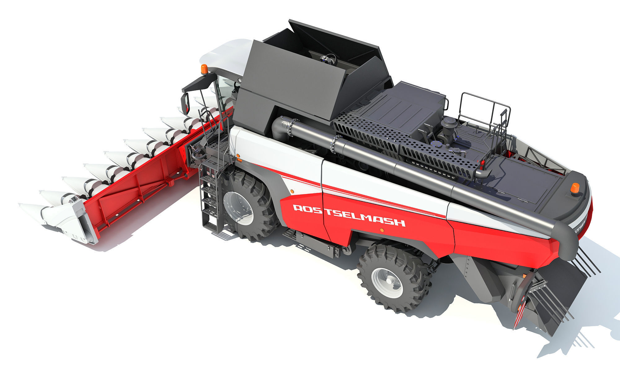 Rostselmash Corn Head Combine Harvester 3D model_3