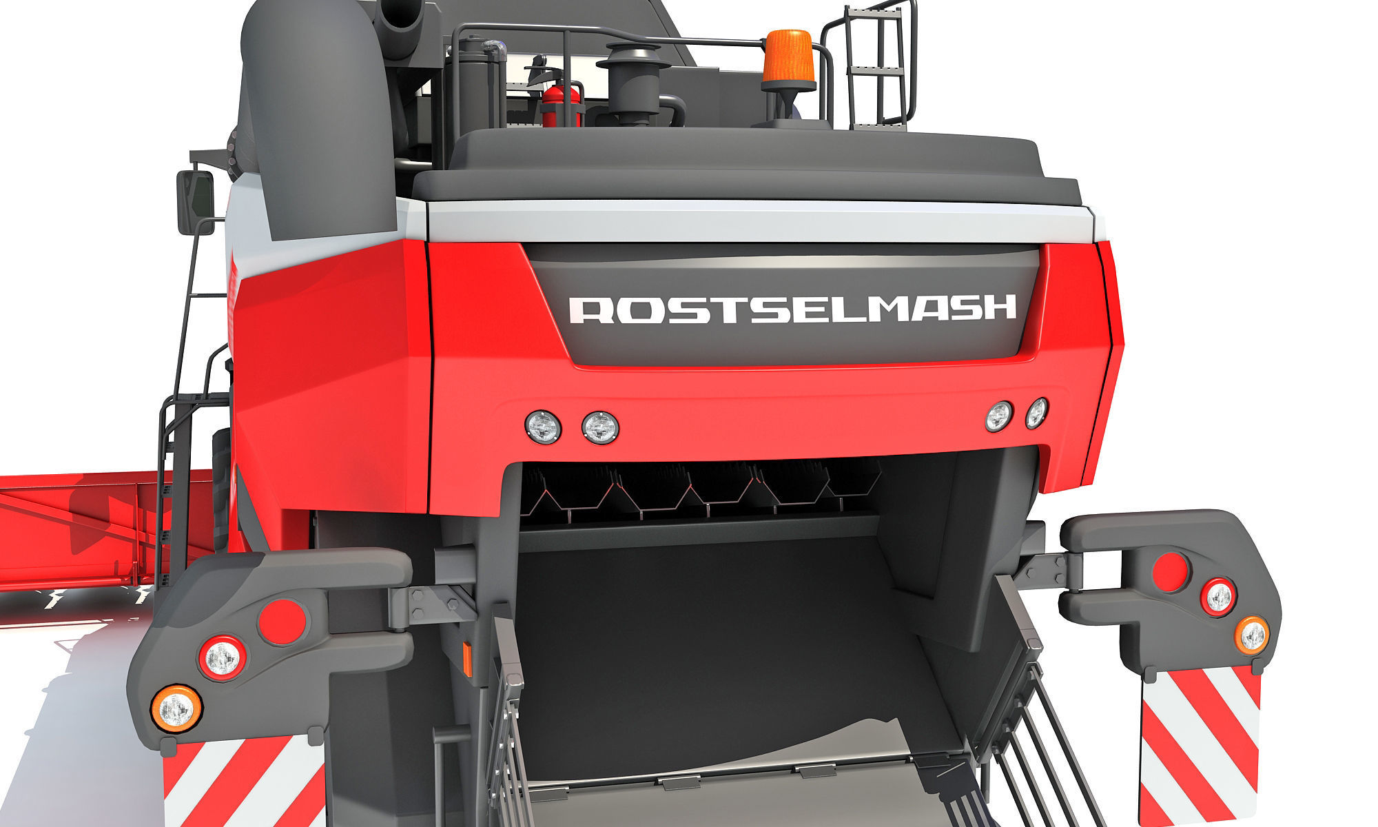 Rostselmash Corn Head Combine Harvester 3D model_16