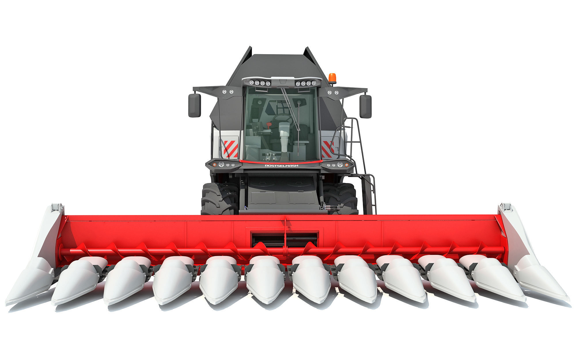 Rostselmash Corn Head Combine Harvester 3D model_12