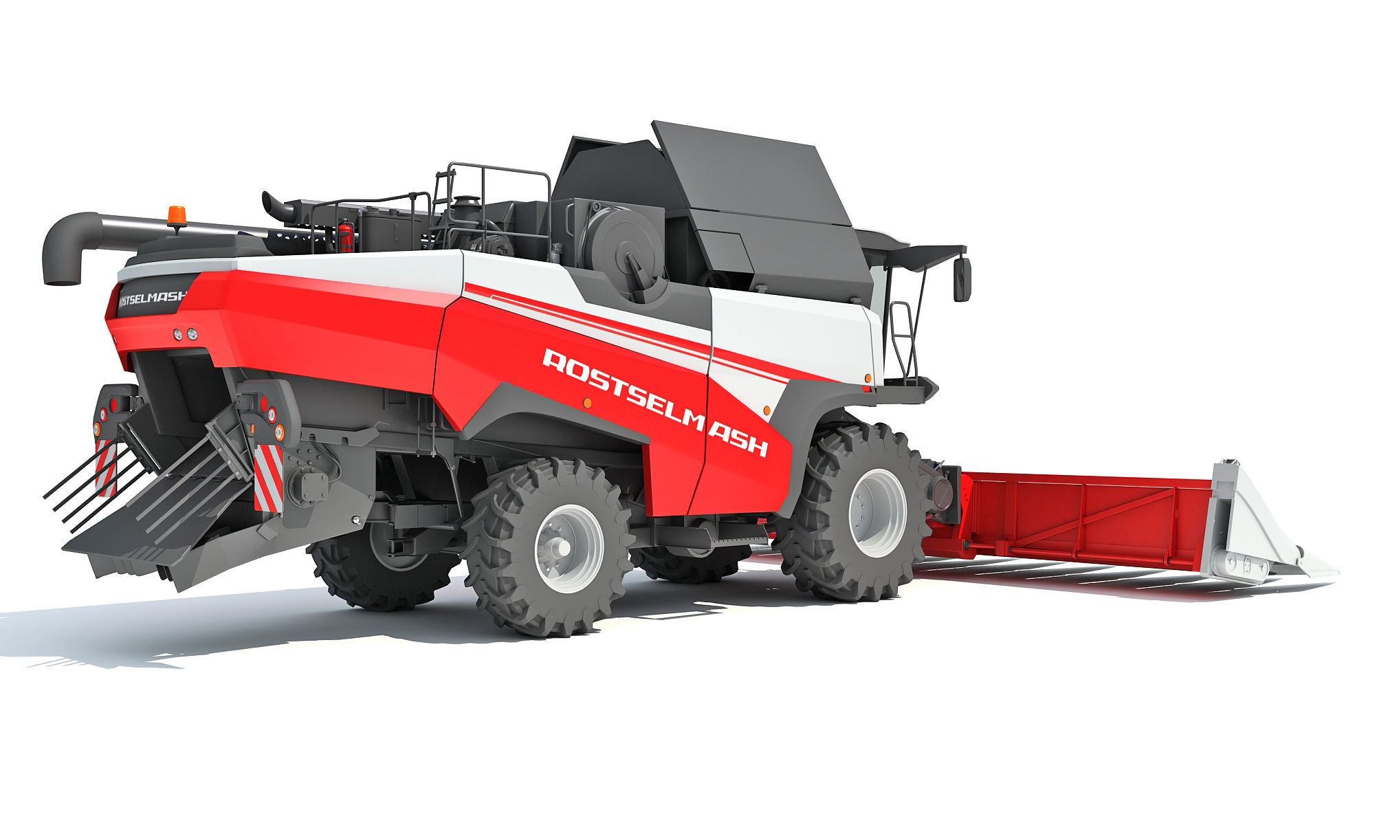 Rostselmash Corn Head Combine Harvester 3D model_7
