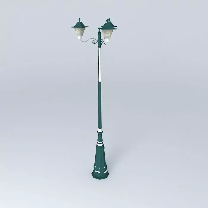 Square street light1 3D model_0
