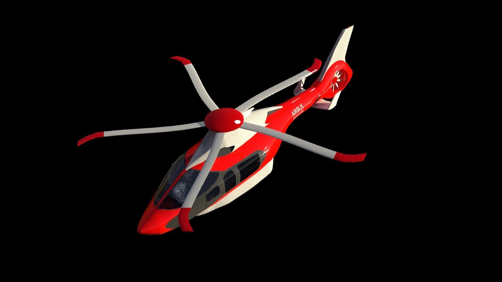 Future helicopter 3D model_2