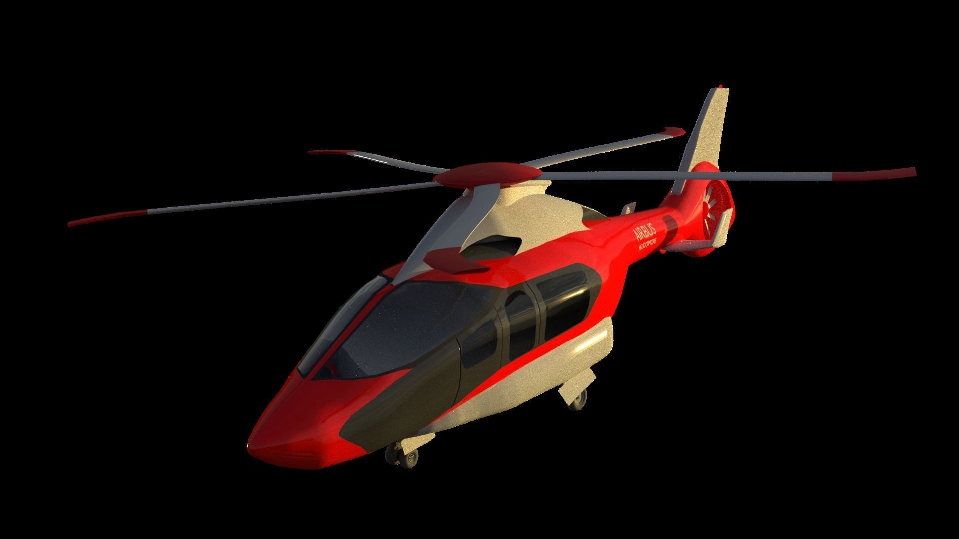 Future helicopter 3D model_1