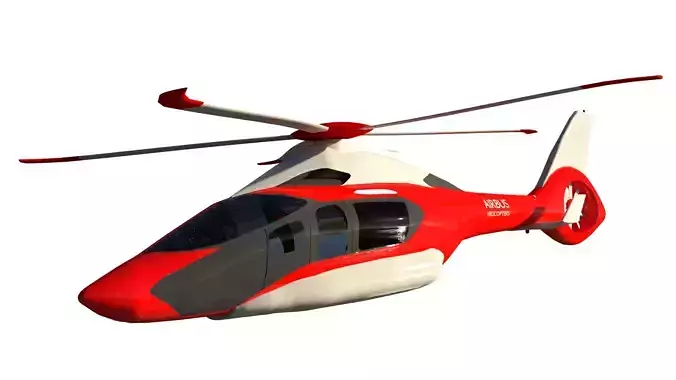 Future helicopter 3D model