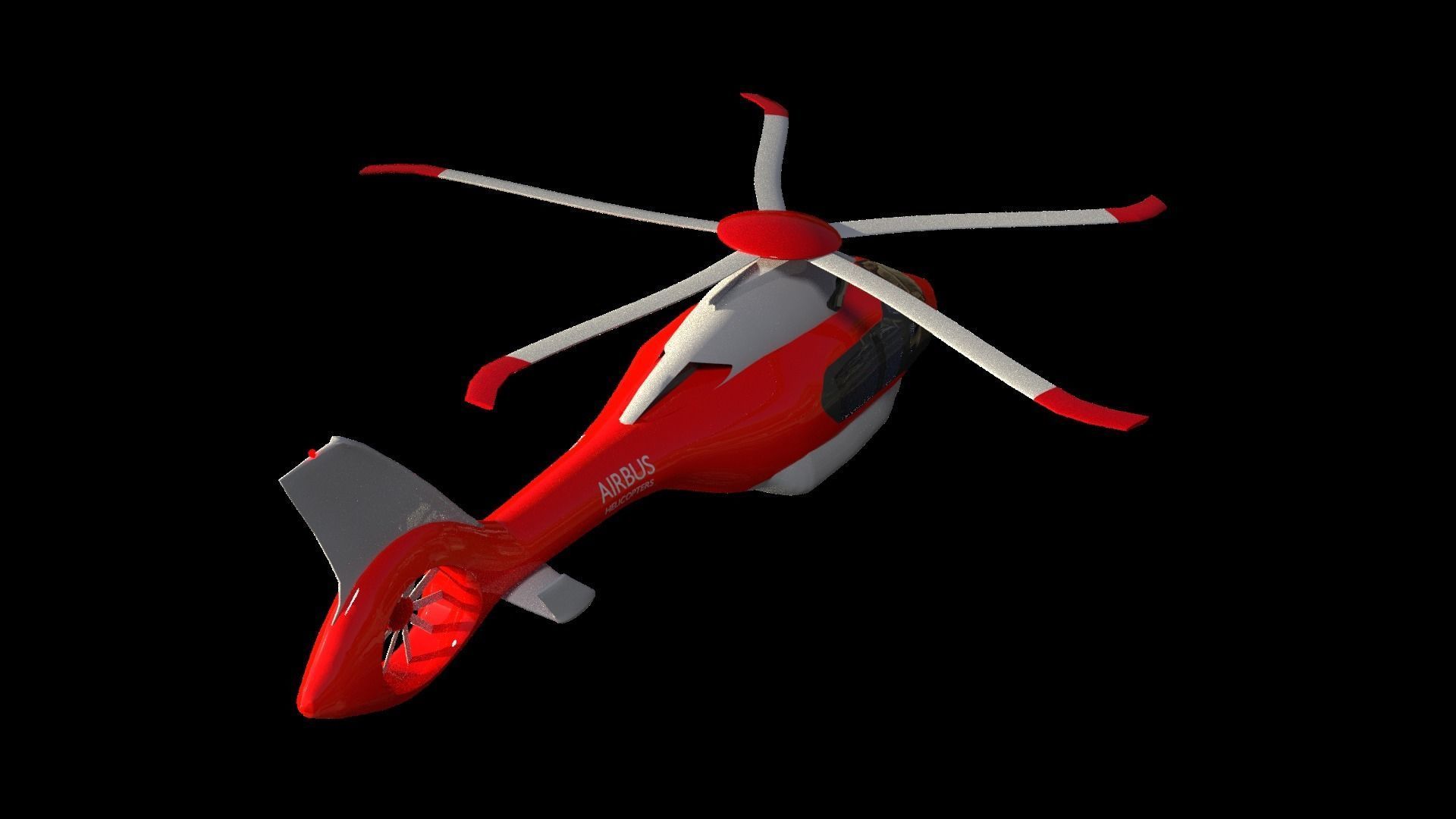 Future helicopter 3D model_3