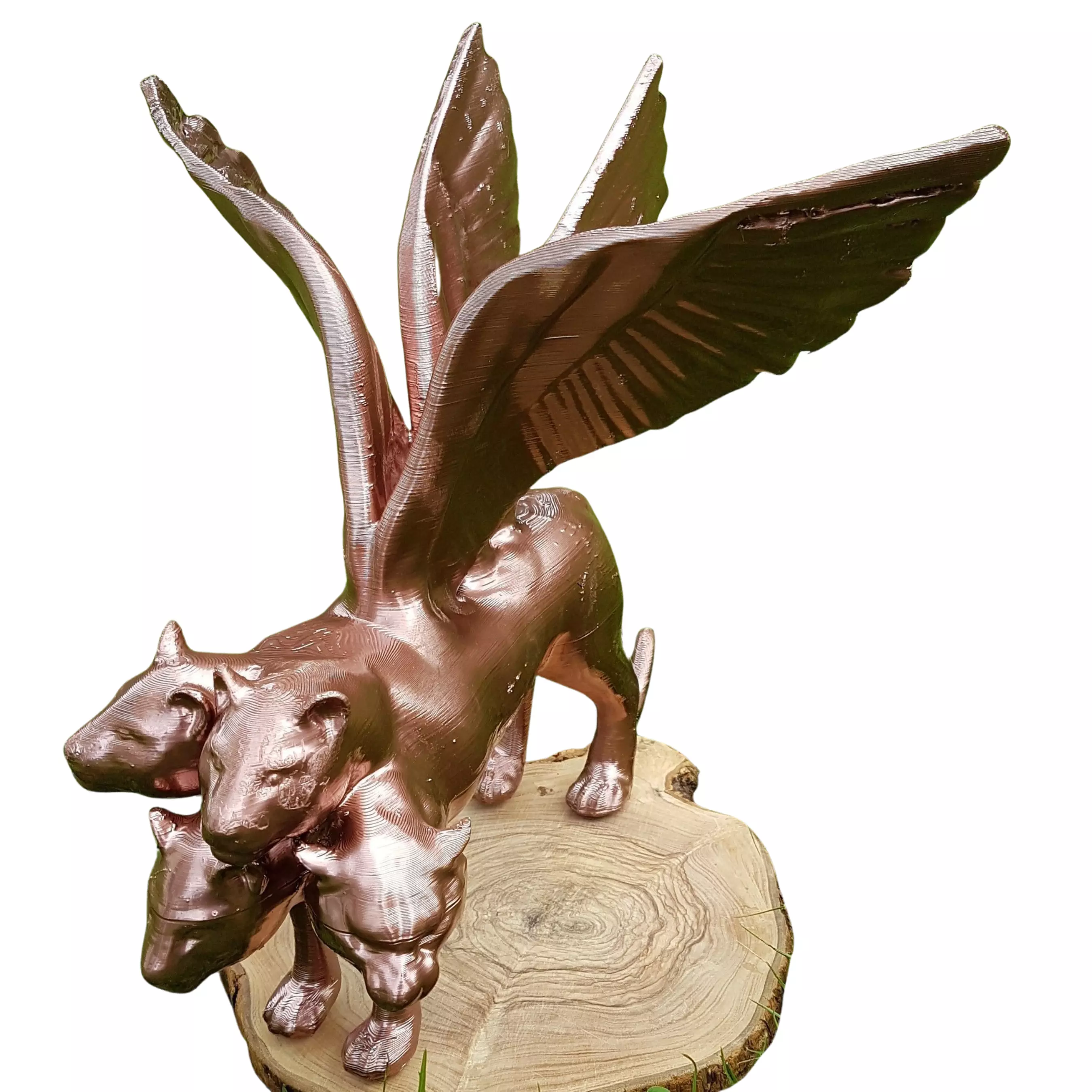 Panther with wings 3D print model