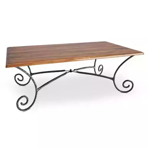 Luberon Wooden Coffee Table 3D model