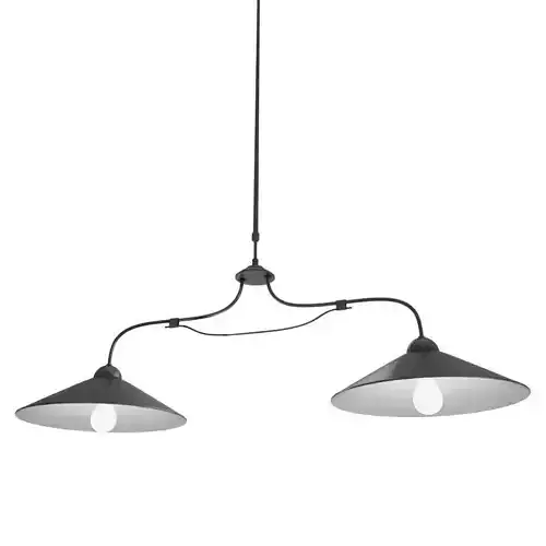 Luberon  Black Pendant Light