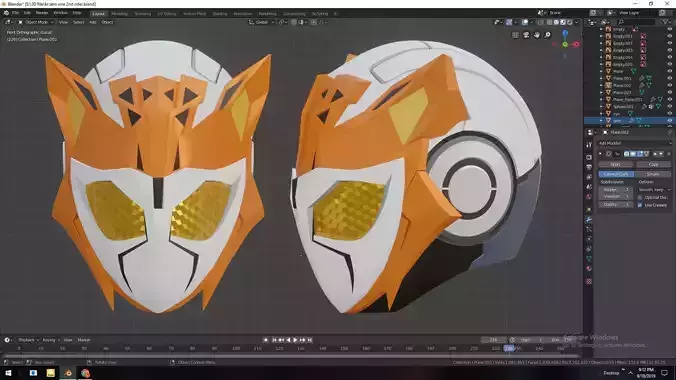 Kamen rider Valkyrie Helmet Printable