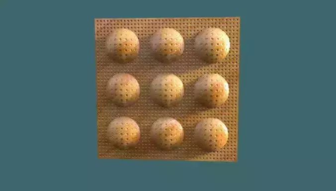 Modern Wall Panel 3d stl model for cnc Carving 3D print model