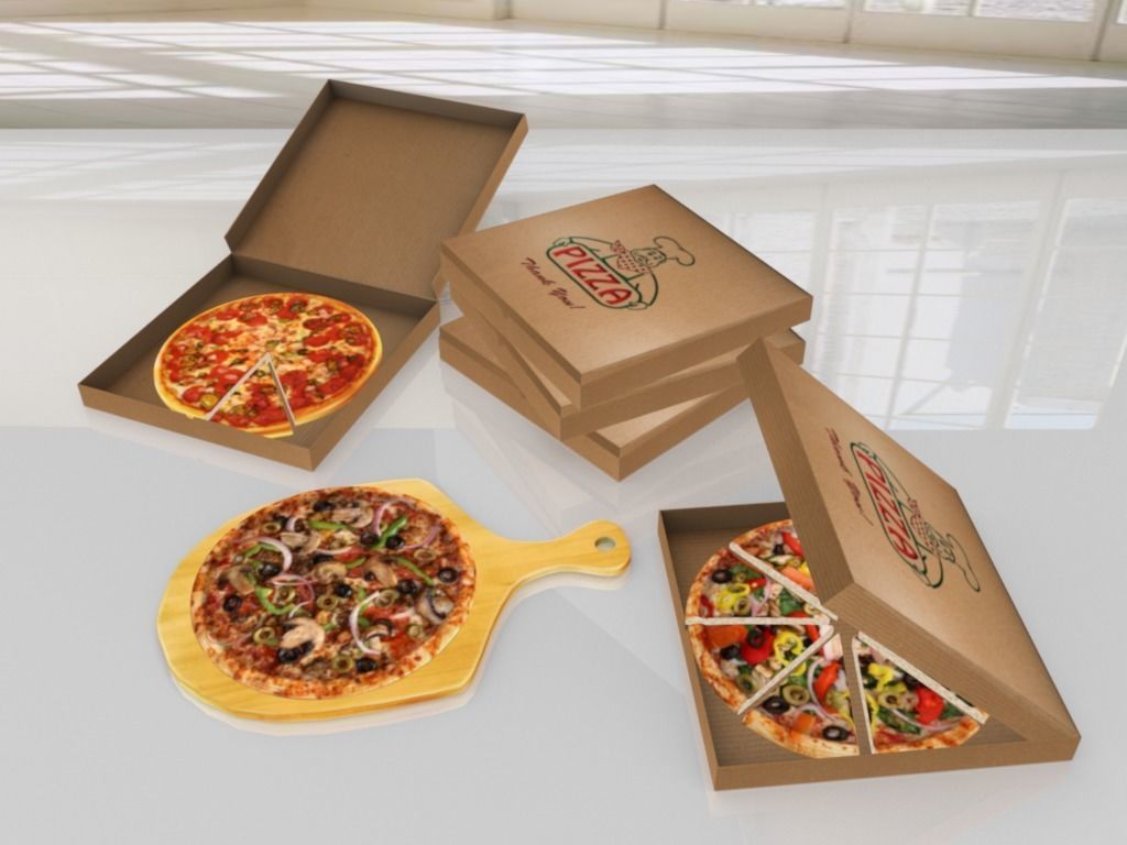 Pizza Mega Pack - Low Poly 3D model VR - AR - low-poly 3d model Low-poly 3D model_2
