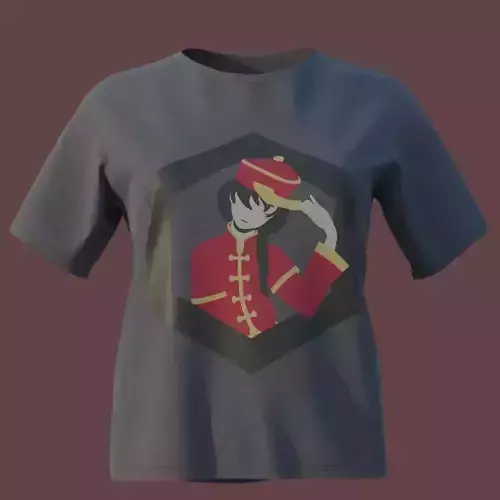 Women T-Shirt Low-poly 3D model