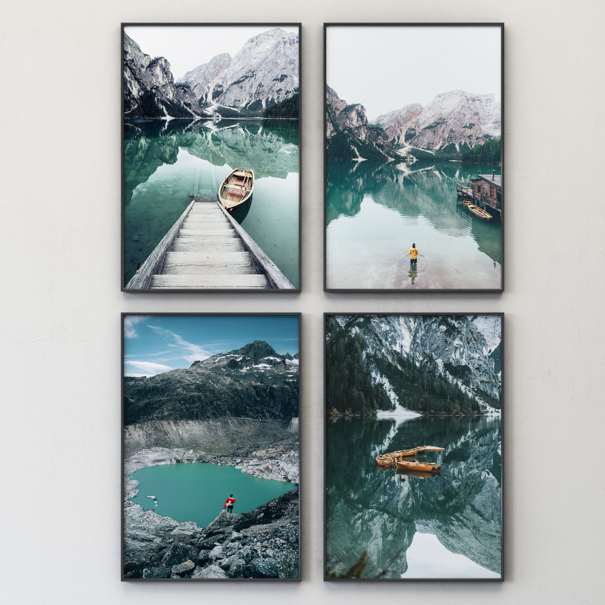 JUNIQE Water and mountains 3D model_3