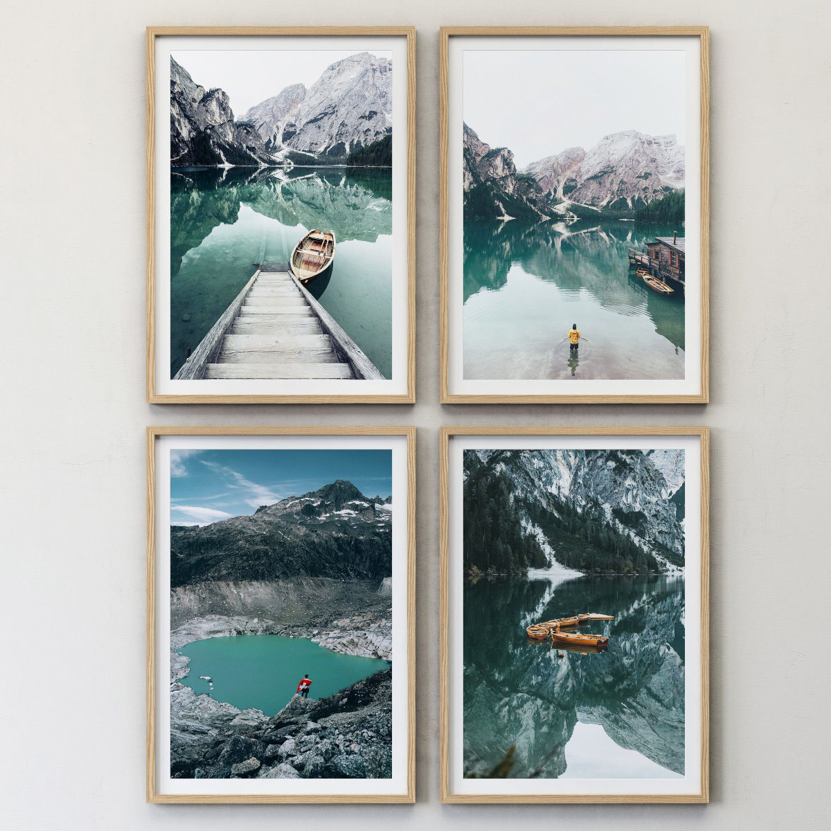 JUNIQE Water and mountains 3D model_1