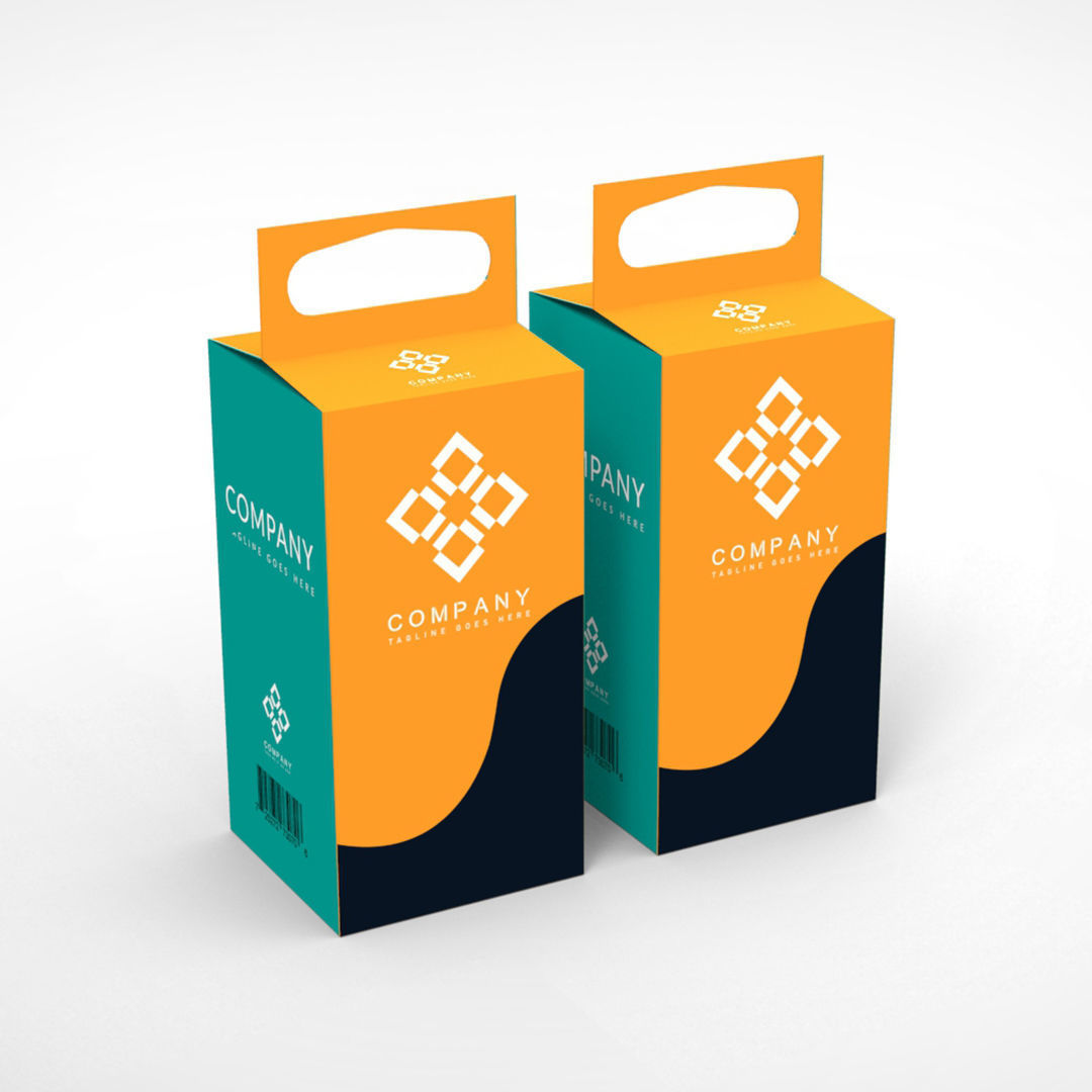 3D Package Design Low-poly 3D model_2