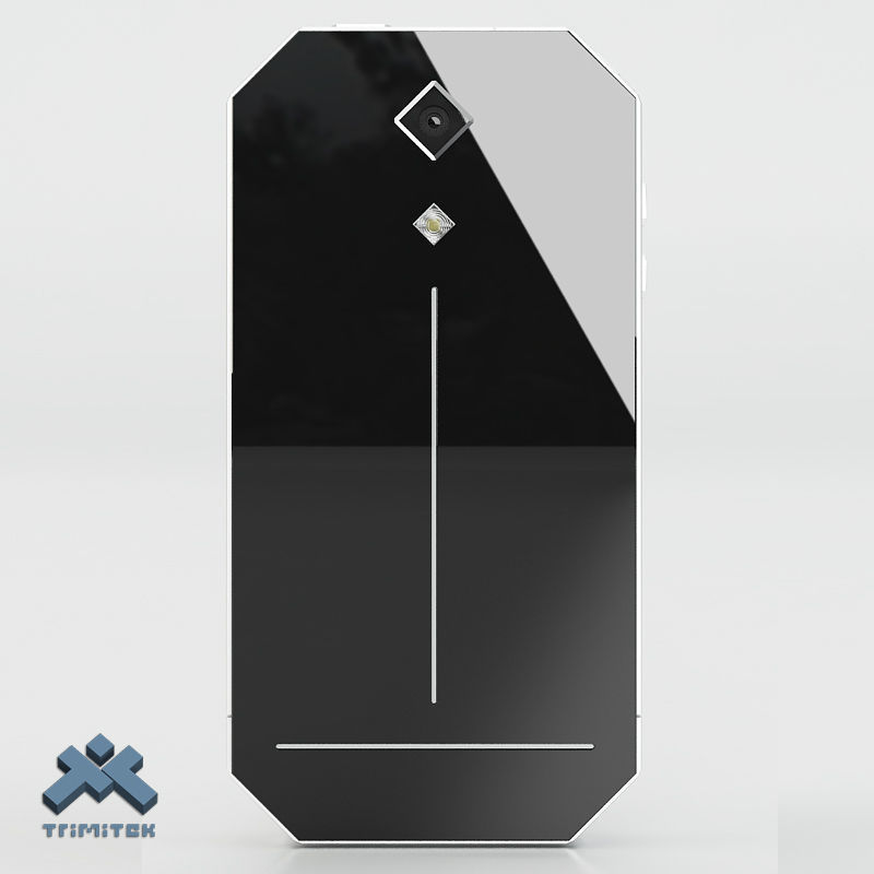 Generic Phone Concept Design Low-poly 3D model_9