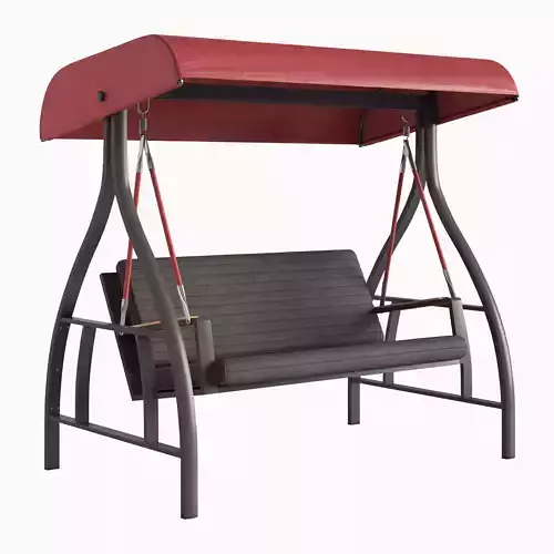 NOFI OUTDOOR SWING CHAIR Black 3D model