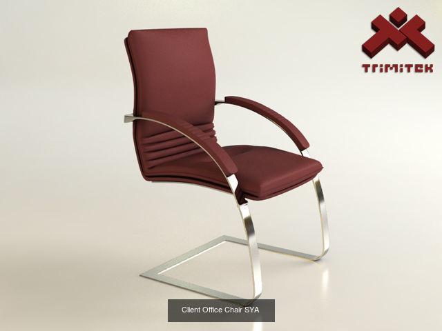 Office Chairs set 3D Model Collection_3