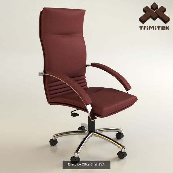 Office Chairs set 3D Model Collection_4