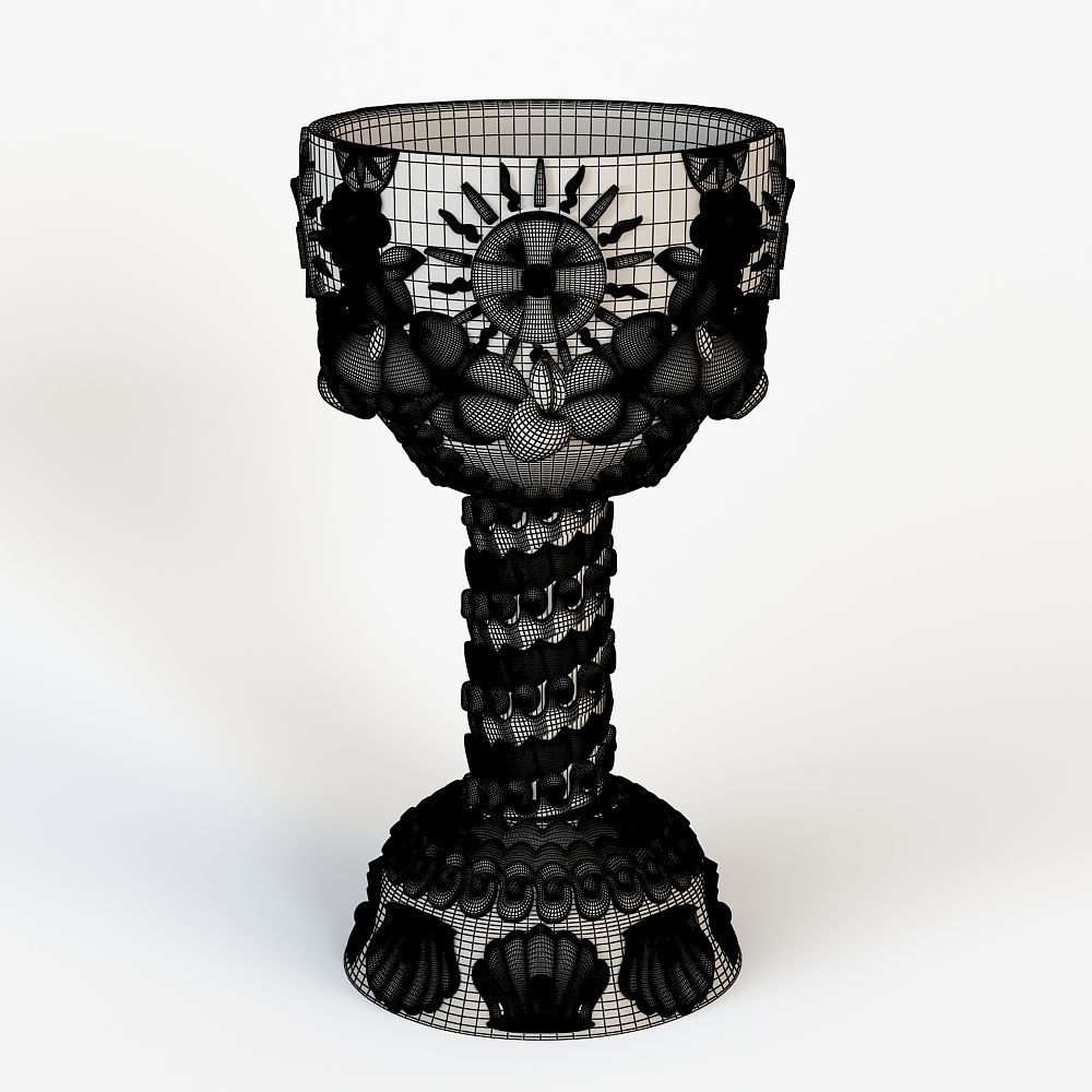 Church bowl for 3D printing 3D print model 3D print model_5