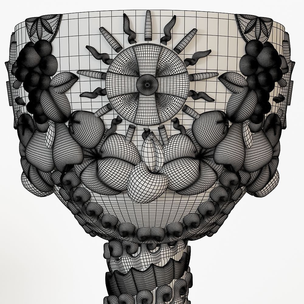 Church bowl for 3D printing 3D print model 3D print model_6