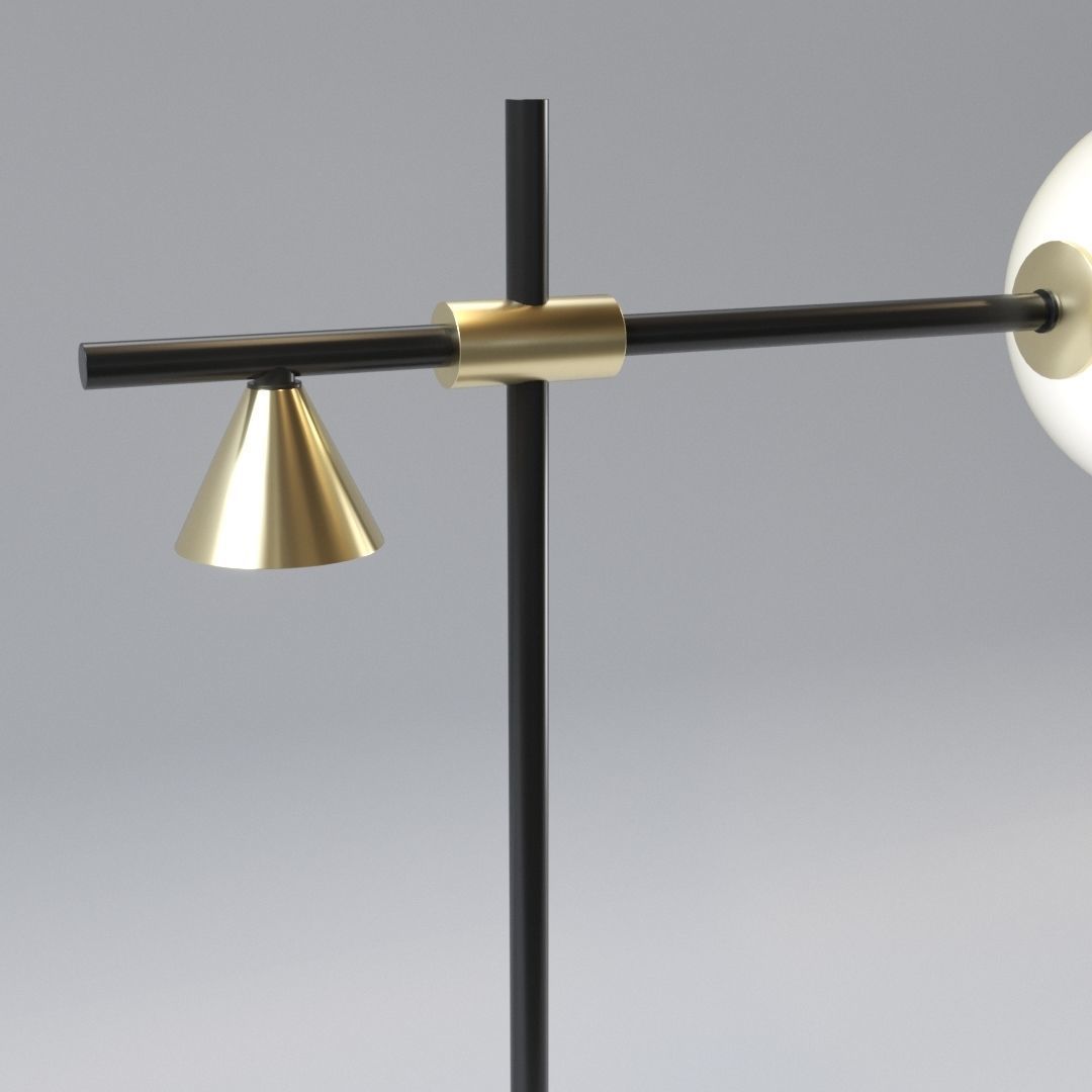 Desk Lamp Aromas Crane 3D model_1