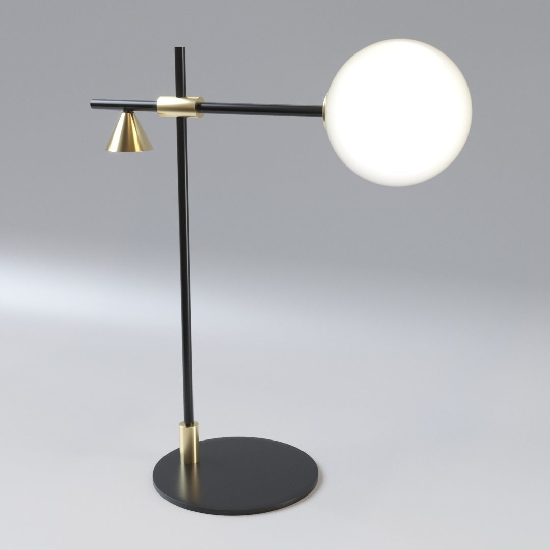 Desk Lamp Aromas Crane 3D model_2