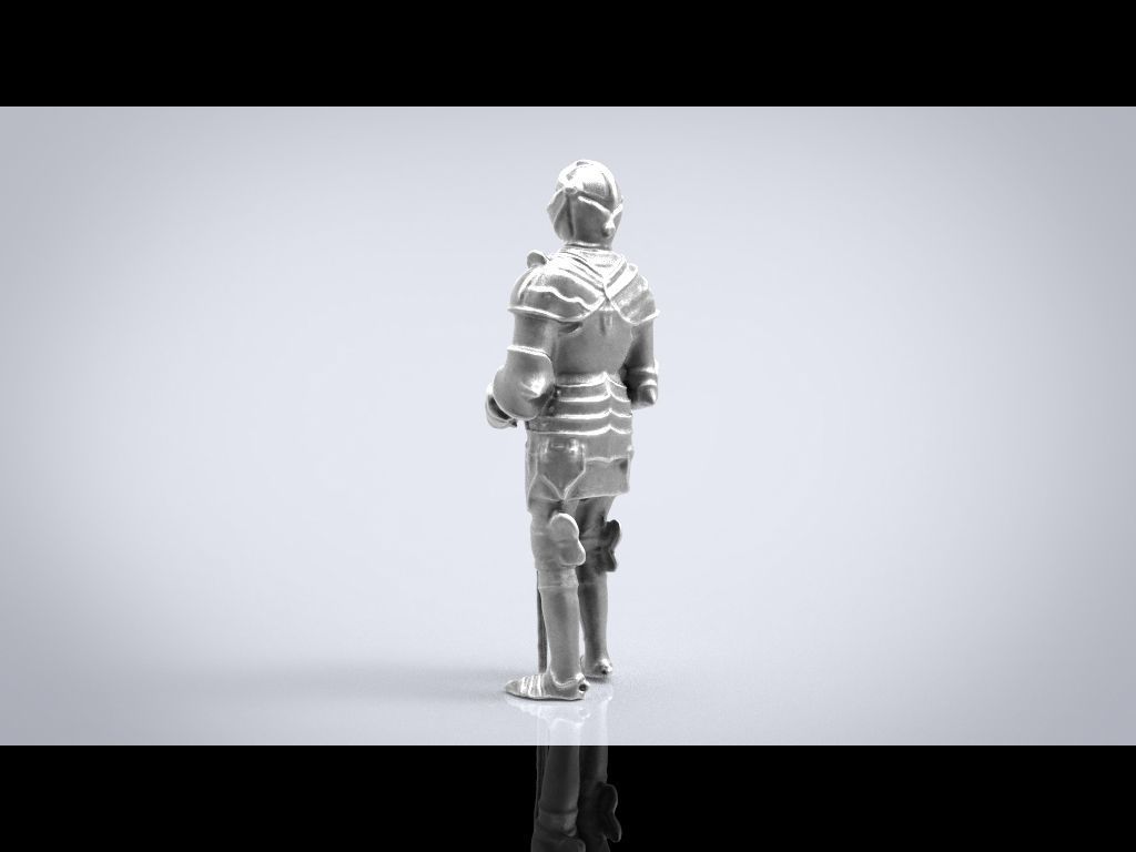 KNIGHT STATUE 3D model_14