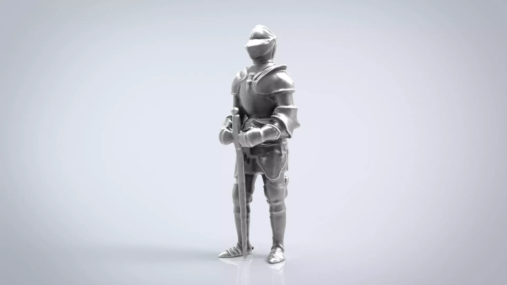 KNIGHT STATUE 3D model_0