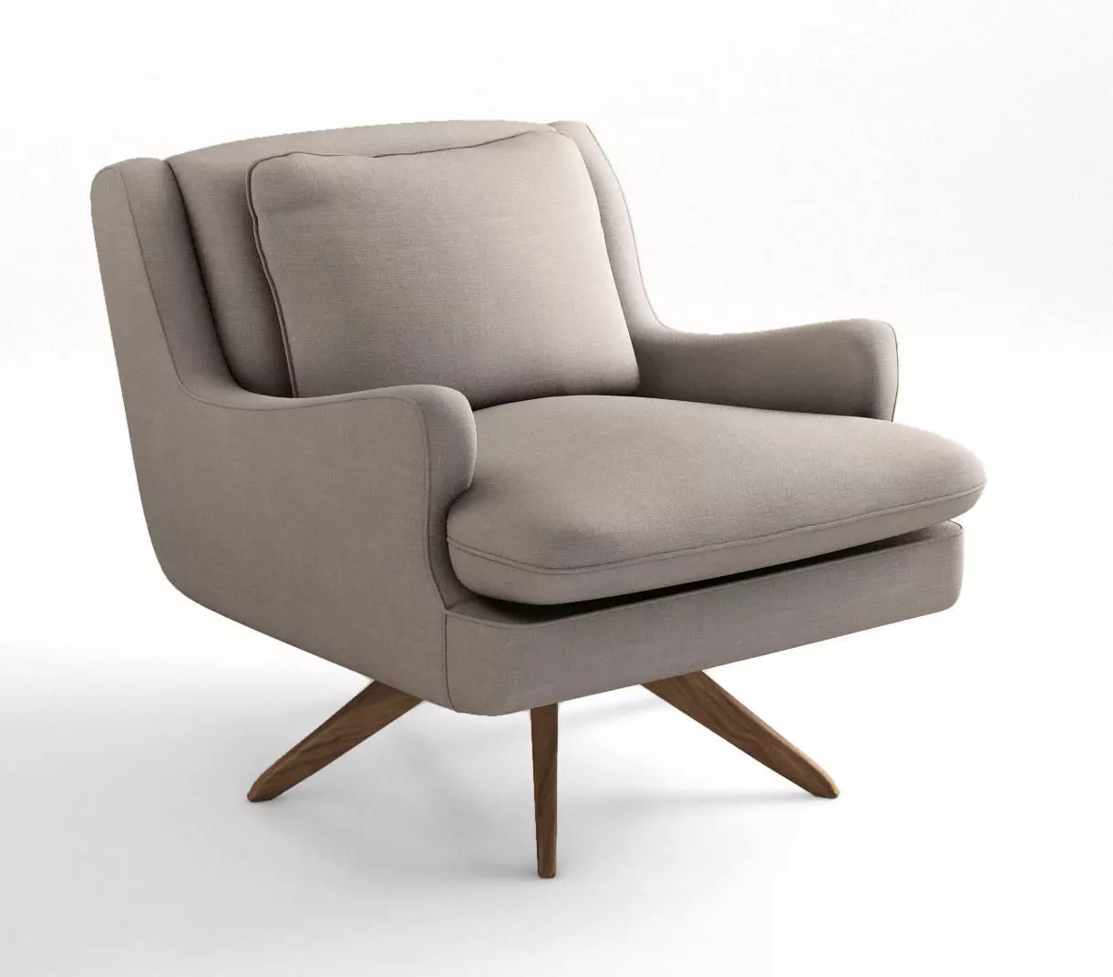 Vladimir Kagan Venetian lounge armchair 3D model