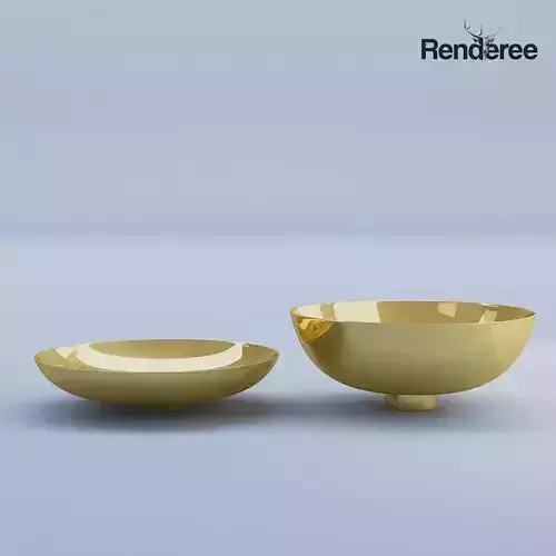 Gold Bowls Metal
