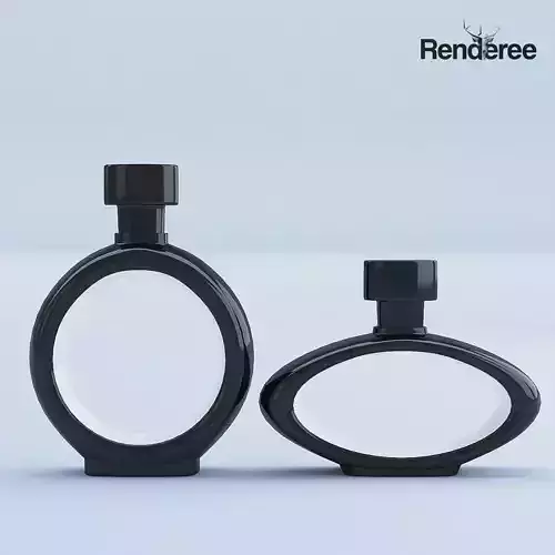 Black Decanter Glass