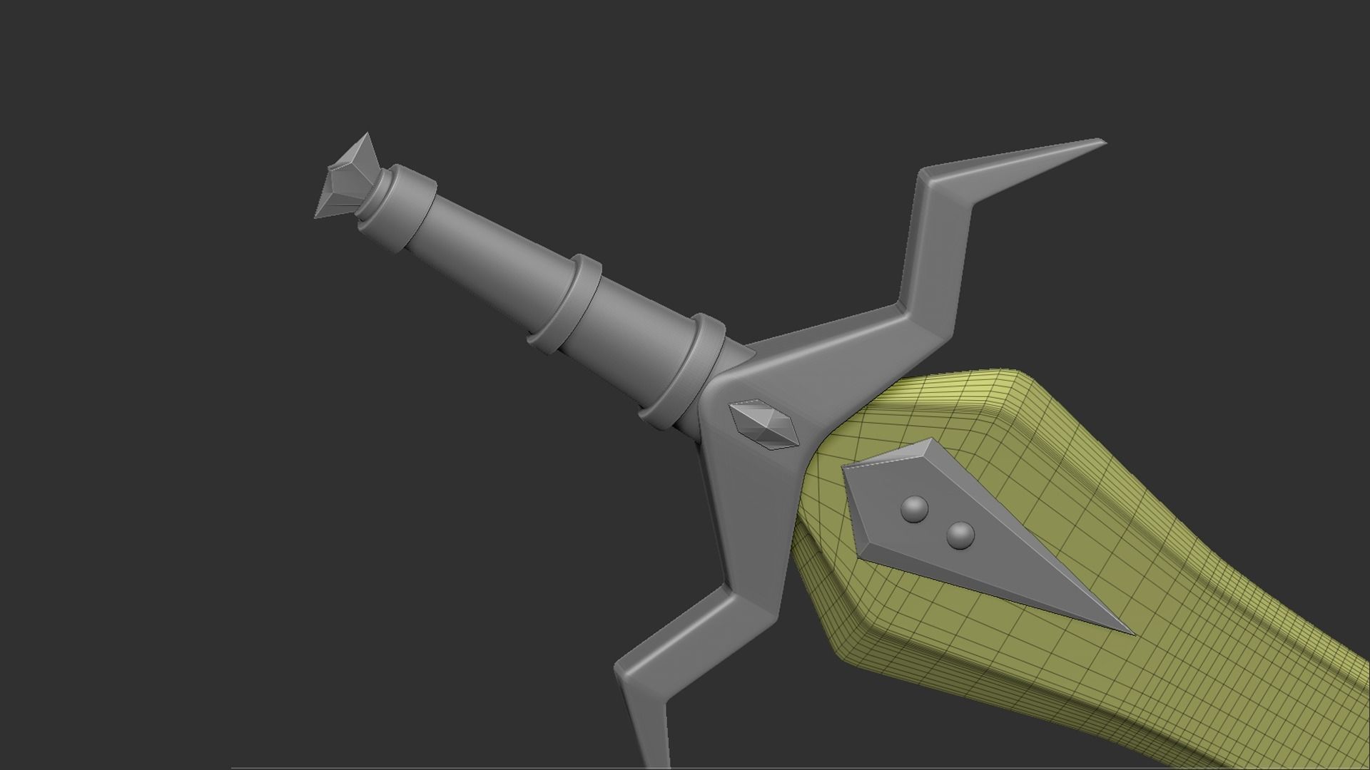 Sword Began Free low-poly 3D model_3