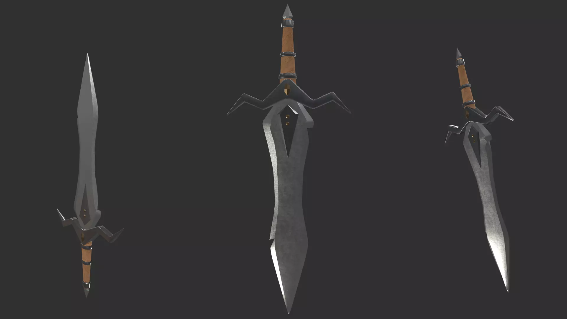 Sword Began Free low-poly 3D model_0